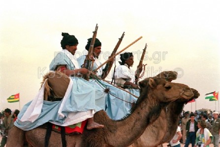 Σαχάρα Πολισάριο  Μαρόκο έρημος καμήλες τουαρέγκ